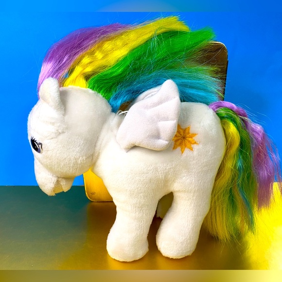 My Little Pony G1 Vintage 1984 Rainbow Pegasus Starshine Hasbro Softies Plush - Picture 1 of 13
